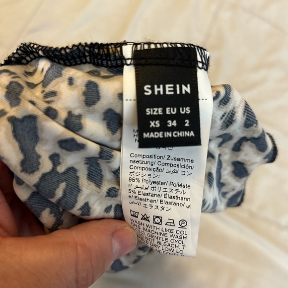 SHEIN Leopard Print Crop Top Size XS - Picture 5 of 5
